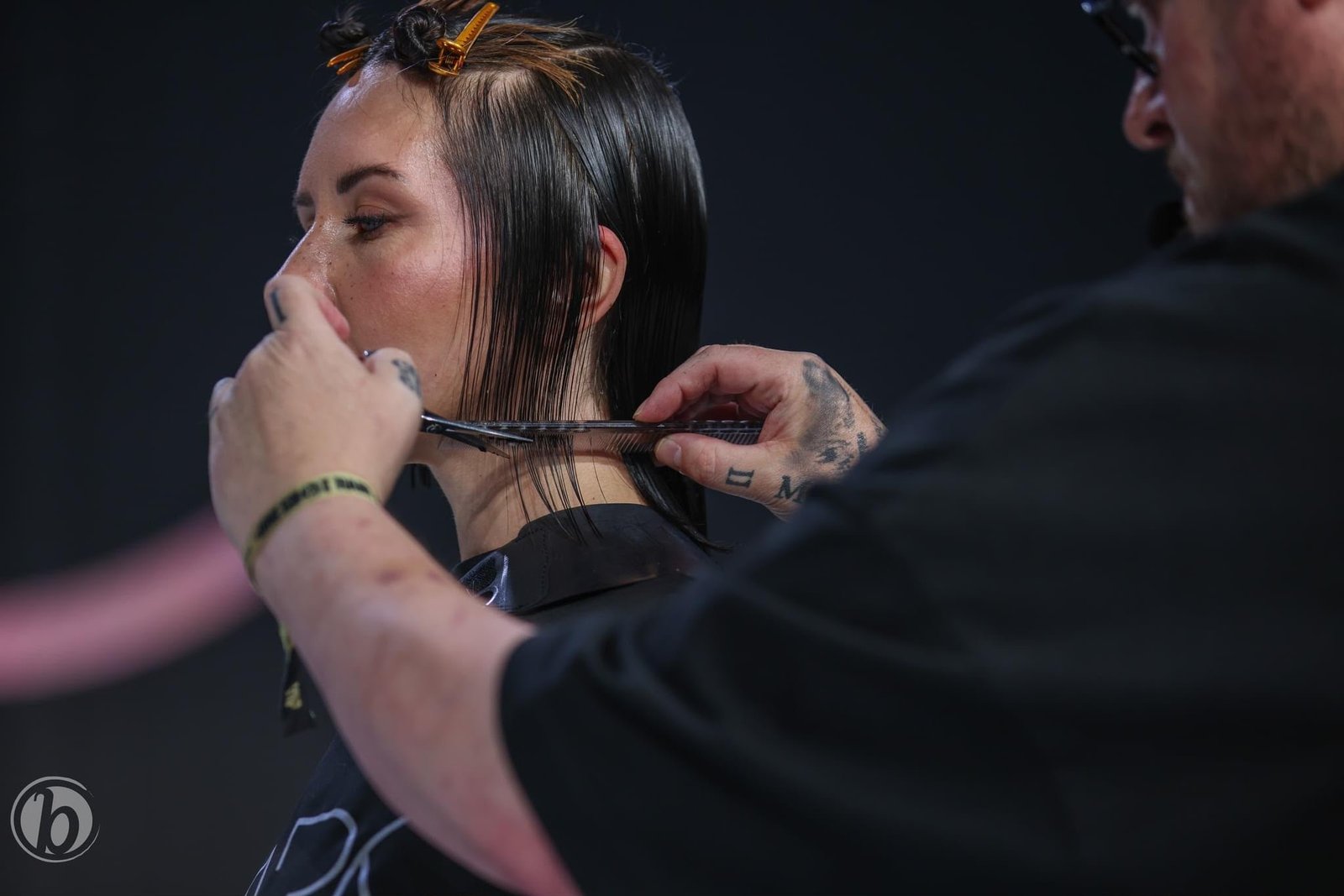 Ben Brown demonstrating precise cutting technique