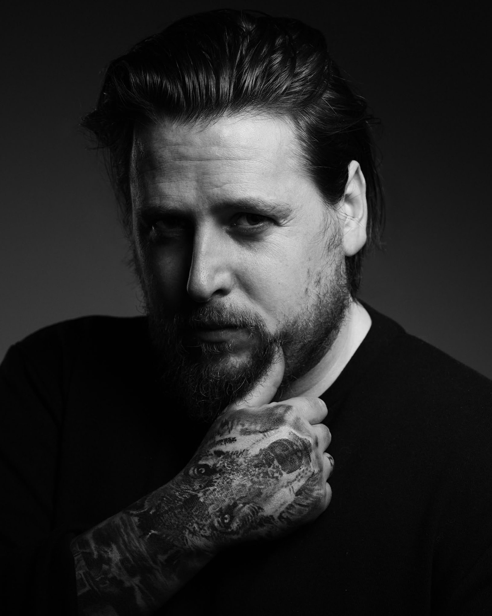 Ben Brown — black-and-white portrait
