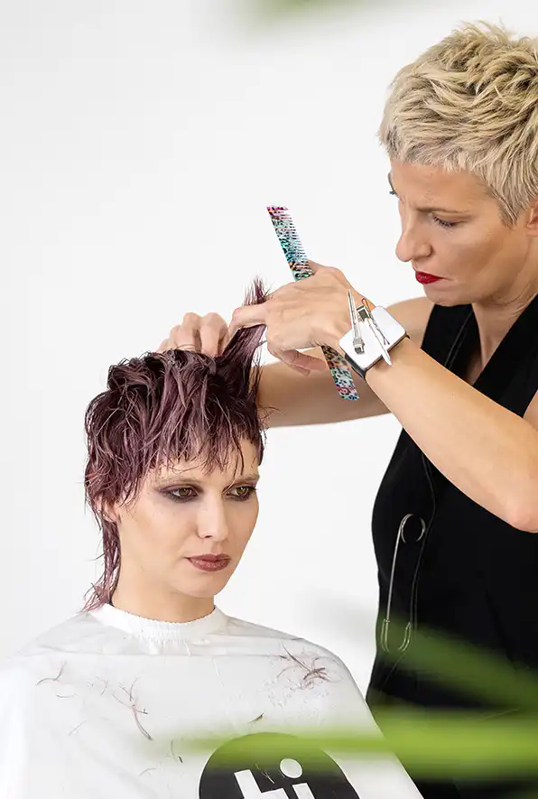 Edgy Mullet with Geometric Bangs — education gallery
