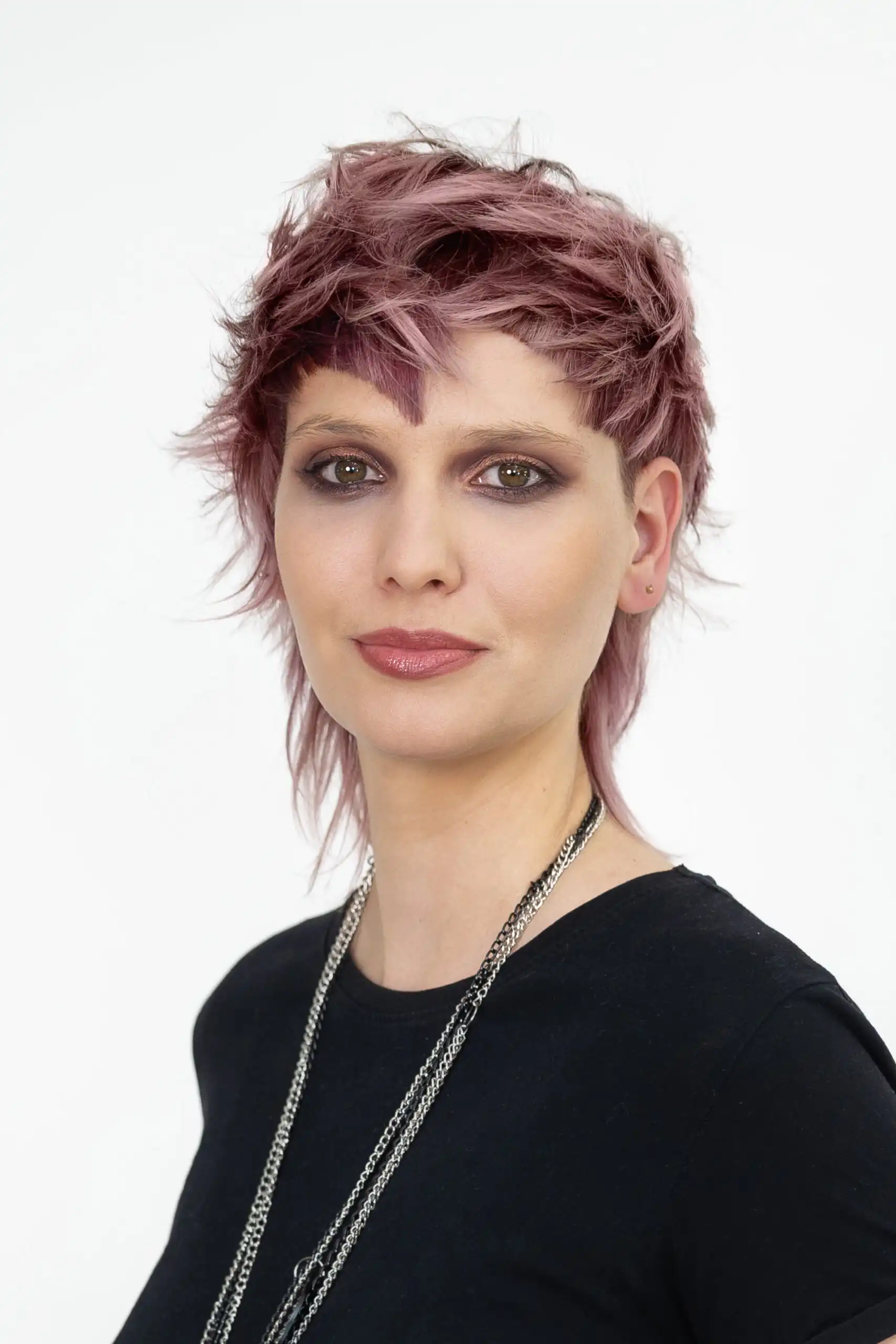 Edgy Mullet with Geometric Bangs — education gallery
