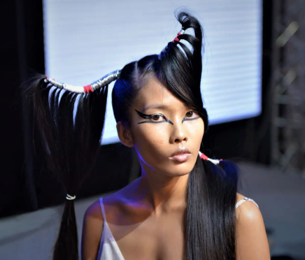 Creative hairstyle from Tijana’s portfolio